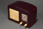 Fada Catalin 53 / 5F50 Radio in Maroon with Yellow - Rare Color Combo